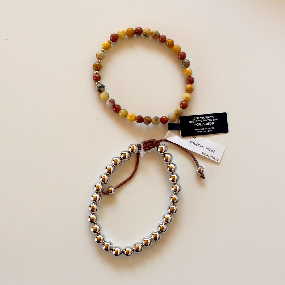 Men’s Bead Bracelet Set - Nordstrom